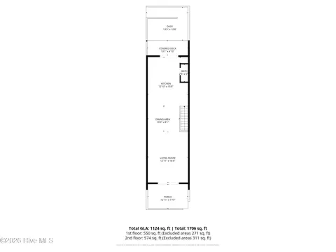 Floorplan - 201 Freeman Ln #A, Atlantic Beach, NC 28512 photo 1 of 2