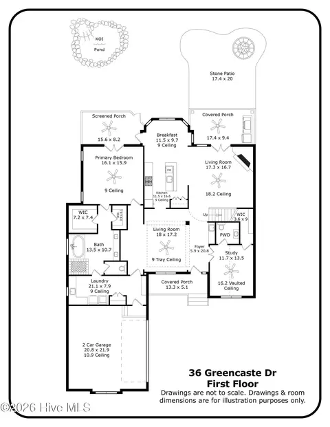 Floorplan - 36 Greencastle Dr, Pinehurst, NC 28374 photo 1 of 2