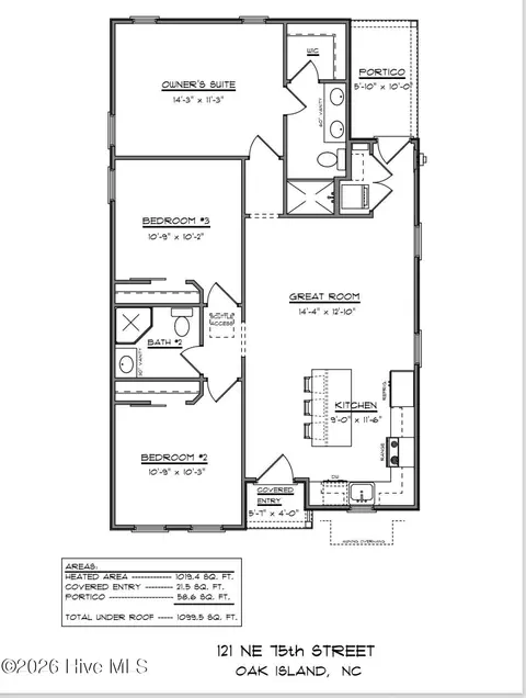121 NE 75th St, Oak Island, NC 28465
