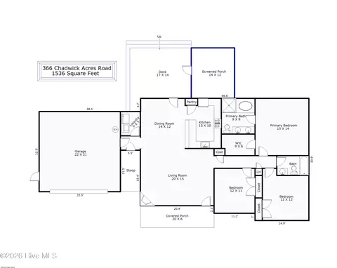 366 Chadwick Acres Rd, Sneads Ferry, NC 28460