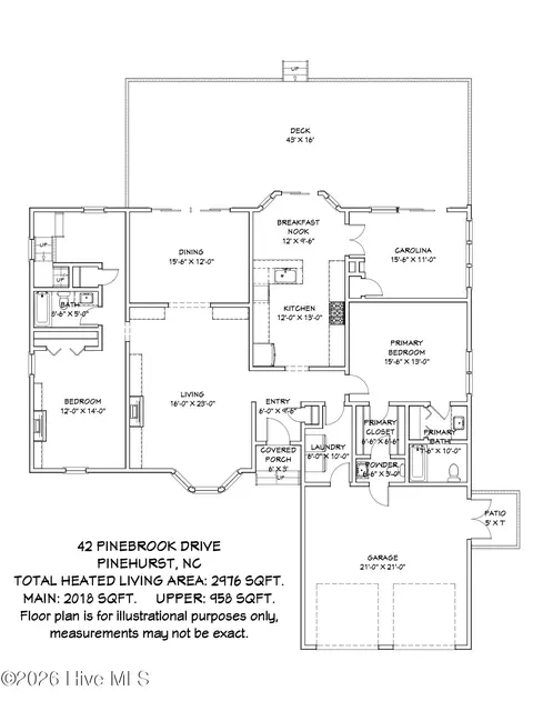Floorplan - 42 Pinebrook Dr, Pinehurst, NC 28374 photo 1 of 2