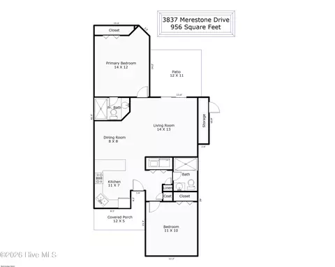 3837 Merestone Dr, Wilmington, NC 28412