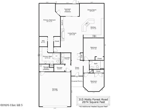 315 Motts Forest Rd, Wilmington, NC 28412