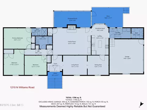 1210 N Williams Rd, Pink Hill, NC 28572