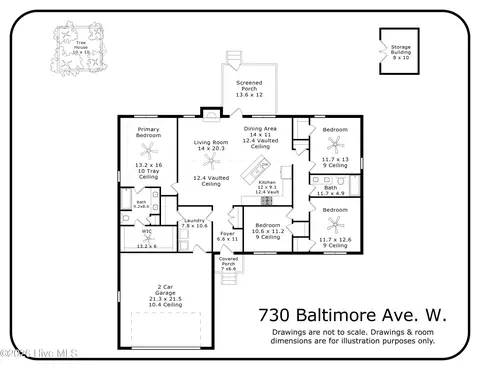 Floorplan - 730 W Baltimore Ave, Pinebluff, NC 28373 photo 1 of 1