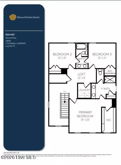 Floorplan - 1063 Hanson Dr, Leland, NC 28451 photo 2 of 2