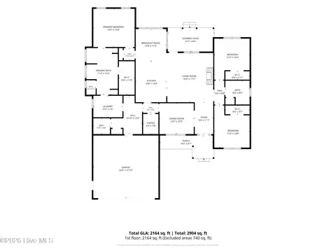 Floorplan - 205 N Rabbit Run Dr, Smithfield, NC 27577 photo 1 of 1