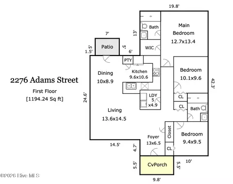 2276 Adams St, Wilmington, NC 28401