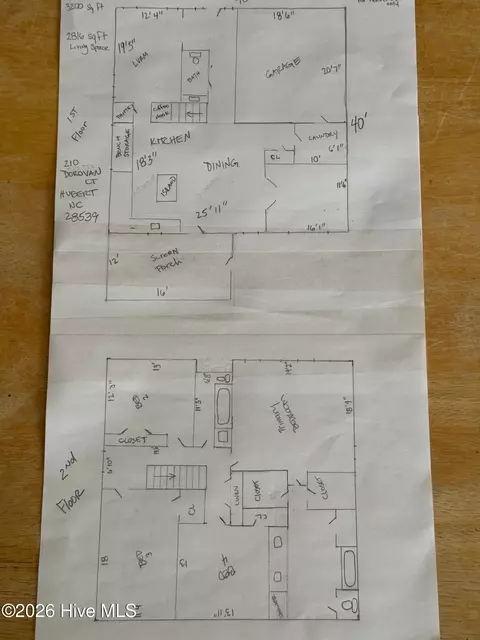 Floorplan - 210 Dorovan Ct, Hubert, NC 28539 photo 1 of 1
