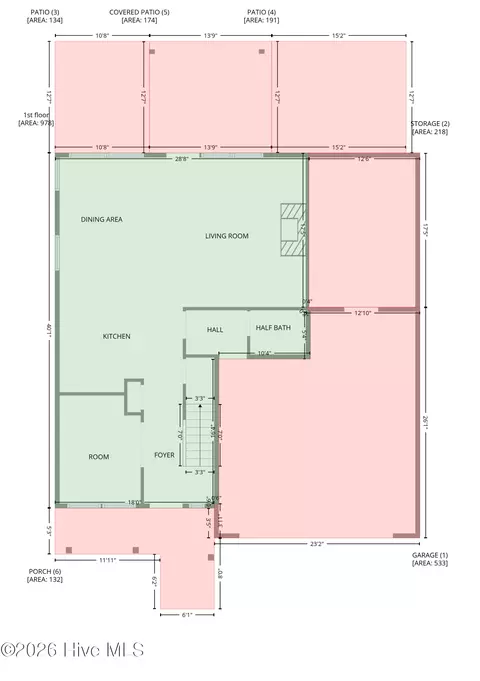 Floorplan - 59 E Weatherbee Way, Hampstead, NC 28443 photo 5 of 5