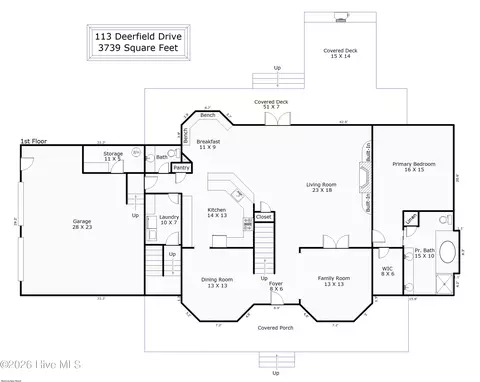 113 Deerfield Dr, Hampstead, NC 28443