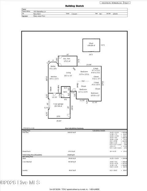 300 Mahaffey Ln, New Bern, NC 28560