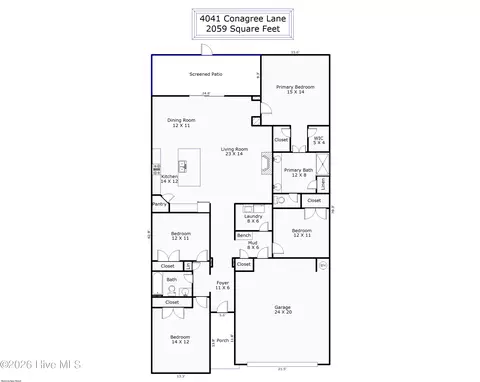 4041 Conagree Ln, Leland, NC 28451