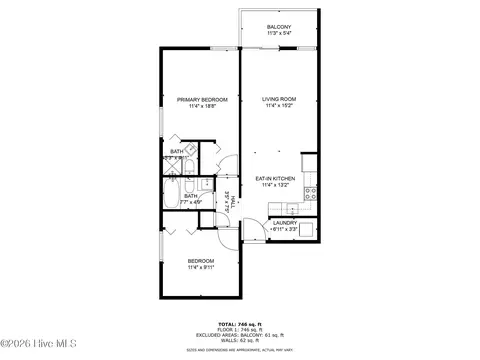 Floorplan - 2008 E Ft Macon Rd #E14, Atlantic Beach, NC 28512 photo 1 of 2