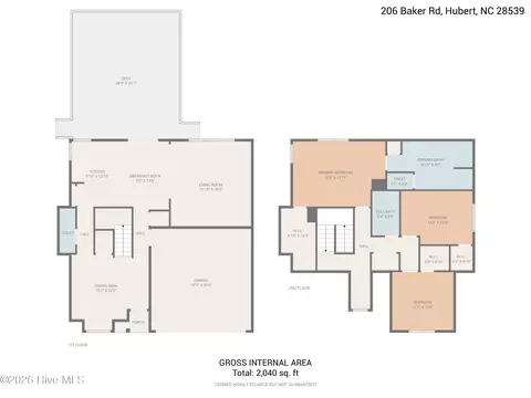 206 Baker Rd, Hubert, NC 28539