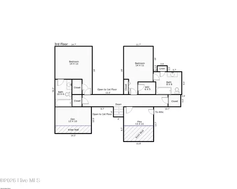 Floorplan - 191 Howards Ln, Hampstead, NC 28443 photo 3 of 3