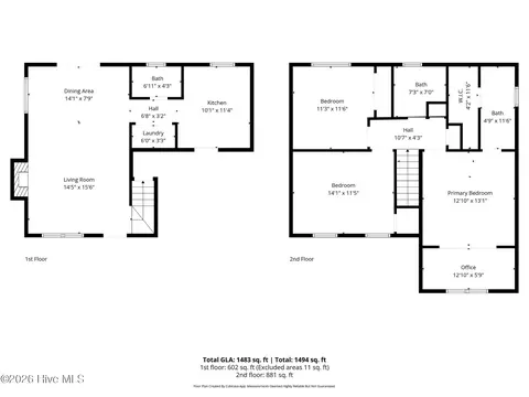 Floorplan - 576 Tralee Dr, Smithfield, NC 27577 photo 3 of 3