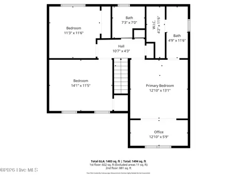 Floorplan - 576 Tralee Dr, Smithfield, NC 27577 photo 2 of 3