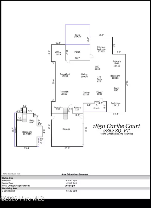 1850 Caribe Ct, Wilmington, NC 28409