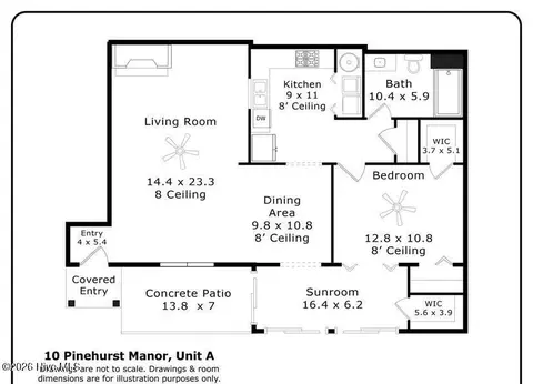 Floorplan - 10 Pinehurst Mnr Rd #A, Pinehurst, NC 28374 photo 1 of 1