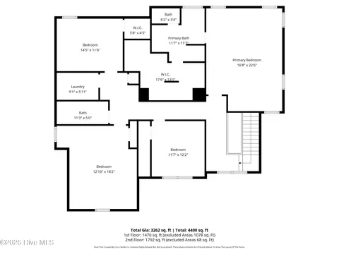 Floorplan - 38 E Conolly Ct, Hampstead, NC 28443 photo 2 of 2