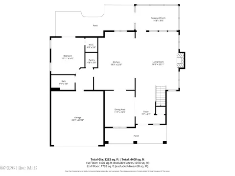 Floorplan - 38 E Conolly Ct, Hampstead, NC 28443 photo 1 of 2