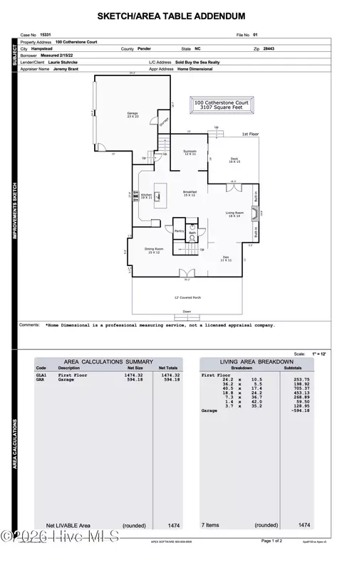 100 Cotherstone Ct, Hampstead, NC 28443