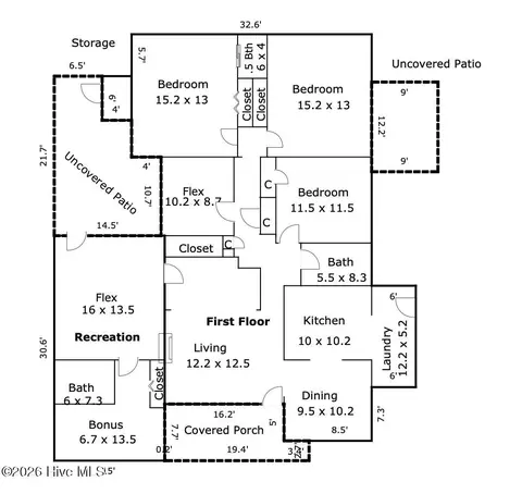 Floorplan - 296 Sixth St, Ayden, NC 28513 photo 1 of 1