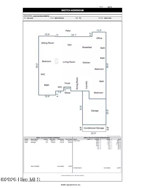 2166 Talmage Dr, Leland, NC 28451