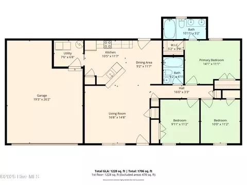 Floorplan - 205 Michel Ct, Hubert, NC 28539 photo 1 of 1