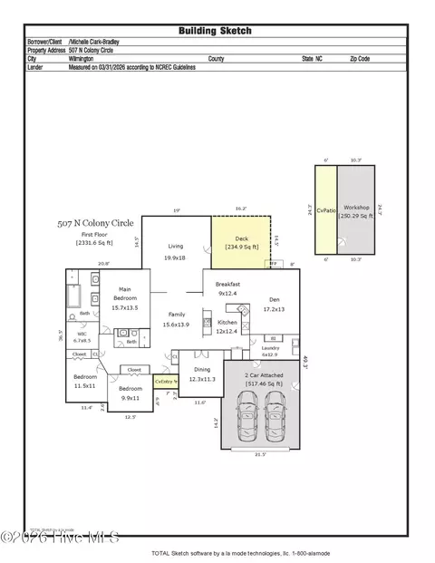 507 N Colony Cir, Wilmington, NC 28409