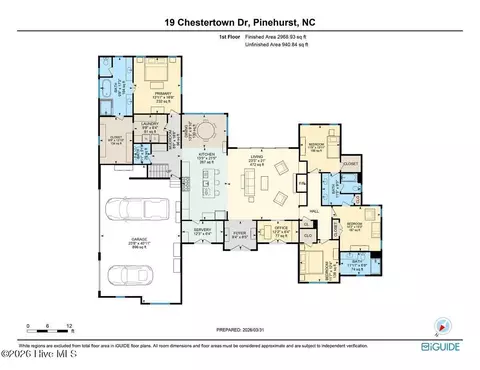 Floorplan - 19 Chestertown Dr, Pinehurst, NC 28374 photo 2 of 3