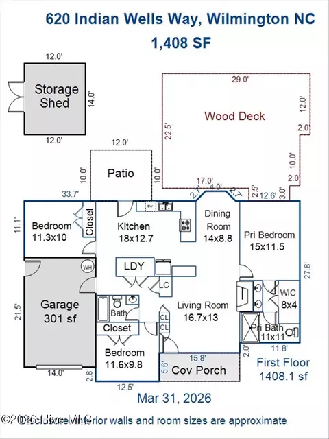 620 Indian Wells Way, Wilmington, NC 28411