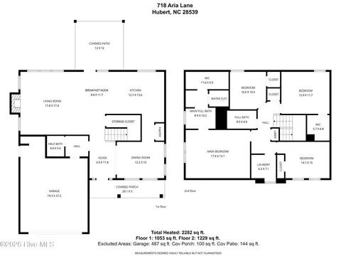 Floorplan - 718 Aria Ln, Hubert, NC 28539 photo 1 of 1