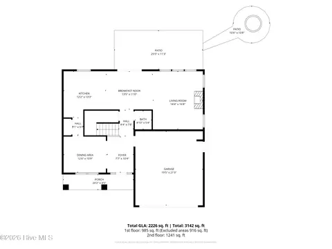 Floorplan - 303 Merrick Way, Hubert, NC 28539 photo 3 of 5