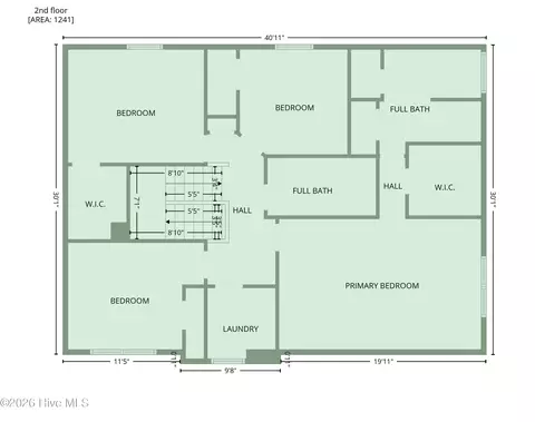 Floorplan - 303 Merrick Way, Hubert, NC 28539 photo 4 of 5