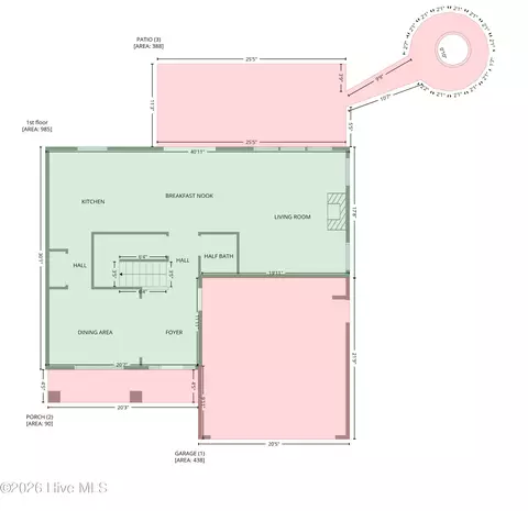 Floorplan - 303 Merrick Way, Hubert, NC 28539 photo 2 of 5