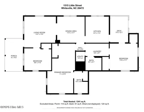 1515 Little St, Whiteville, NC 28472