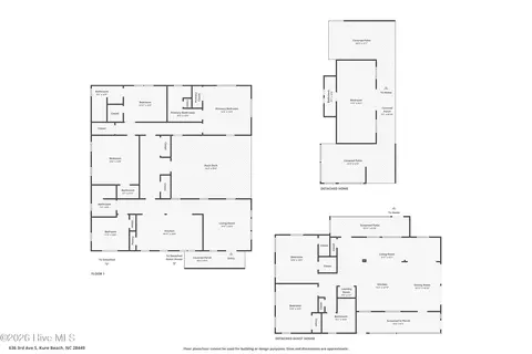 636 S 644 S Third Ave, Kure Beach, NC 28449