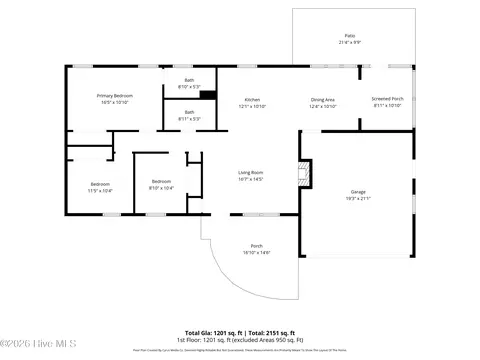 Floorplan - 503 Amber Ave, Hubert, NC 28539 photo 1 of 2