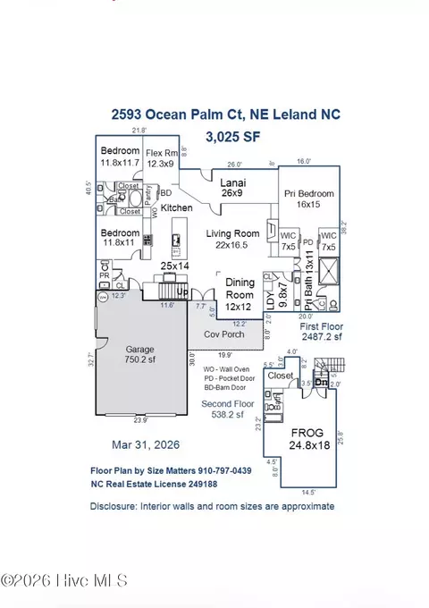 2593 Ocean Palm Ct NE, Leland, NC 28451