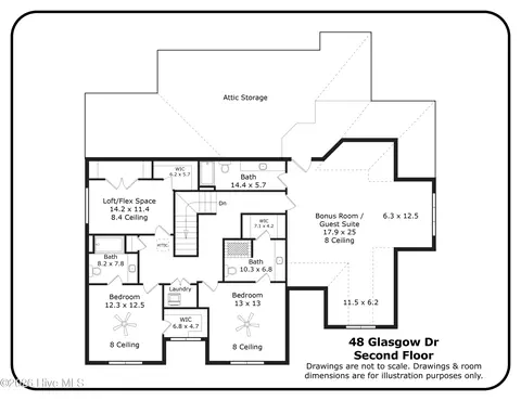 Floorplan - 48 Glasgow Dr, Pinehurst, NC 28374 photo 3 of 6