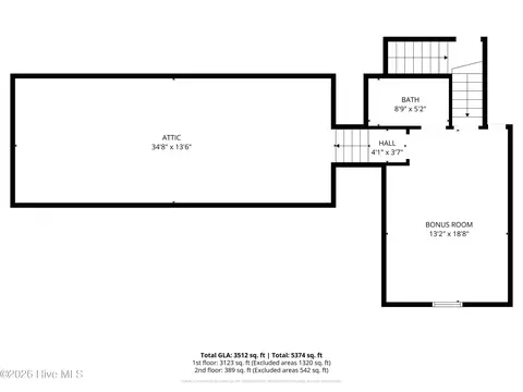 Floorplan - 406 Compass Pt, Hampstead, NC 28443 photo 3 of 3