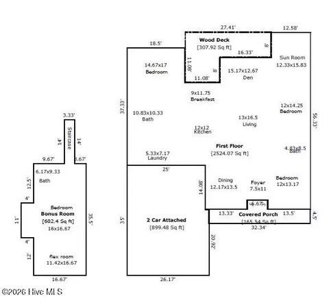 Floorplan - 119 Arbon Ln, New Bern, NC 28562 photo 1 of 1