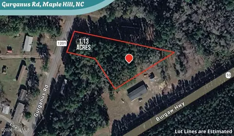 1 13 Acres Gurganus Rd, Maple Hill, NC 28454