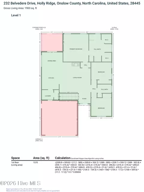 232 Belvedere Dr, Holly Ridge, NC 28445