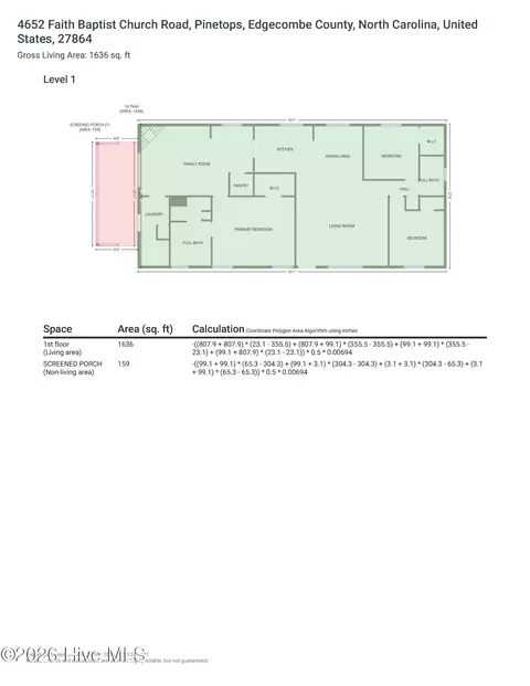 4652 Faith Baptist Church Rd, Pinetops, NC 27864