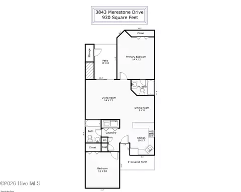 3843 Merestone Dr, Wilmington, NC 28412