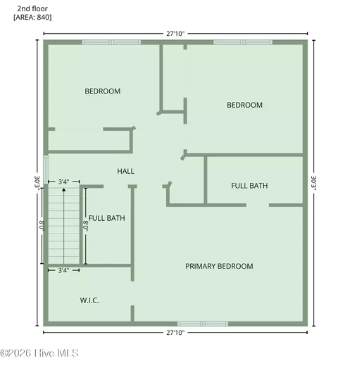 Floorplan - 210 Bobwhite Rd, Hubert, NC 28539 photo 3 of 3