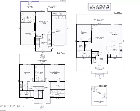 1706 Searay Ln, Kure Beach, NC 28449